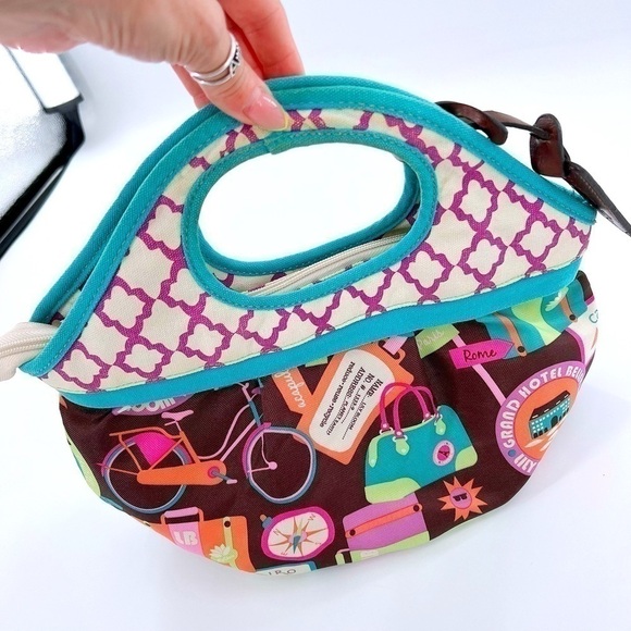 Lily Bloom Travel Tote Bag Small Hand Bag - Picture 10 of 13